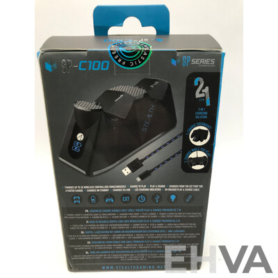 Stealth (SP-C100) PS4 Twin Charging Dock with Charge Cable