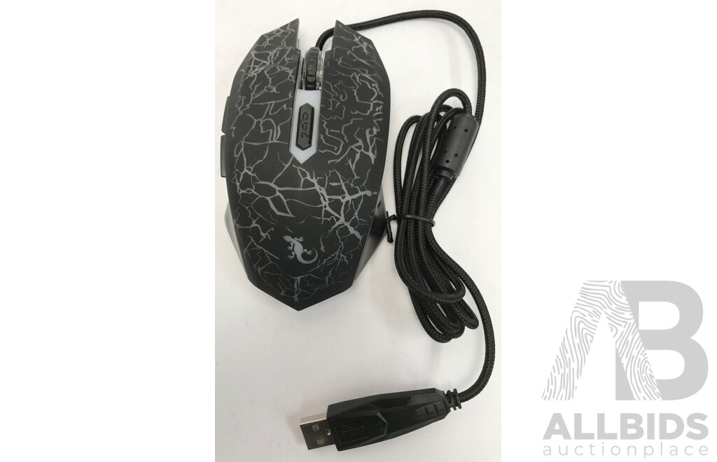 Gecko Wired USB Optical Gaming Mouse