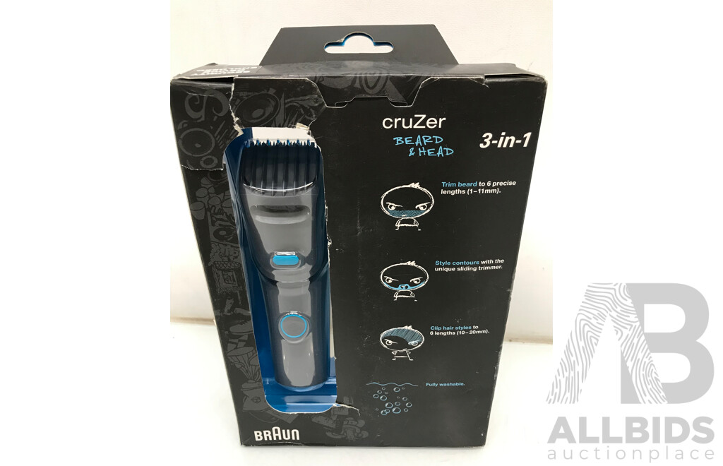 Braun Cruzer 6 Beard & Head Groomer & Trimmer