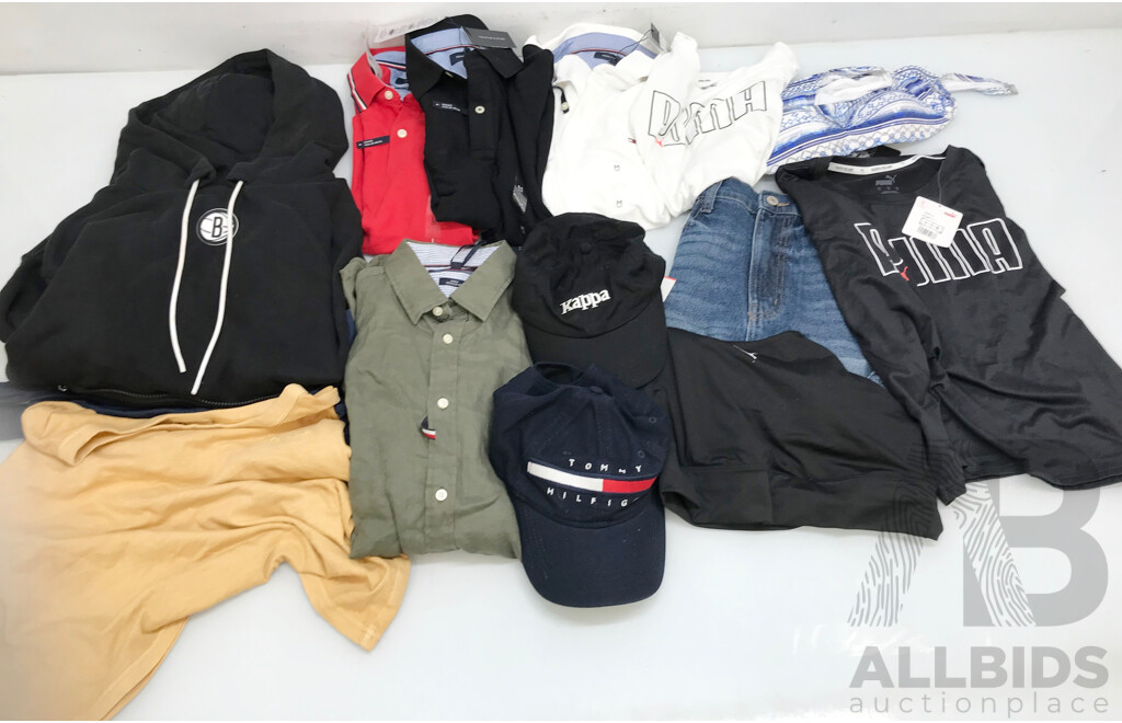 Assorted Men's and Women's Clothing From Fila and Lonsdale