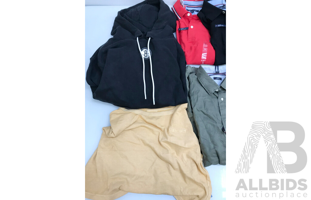 Assorted Men's and Women's Clothing From Fila and Lonsdale