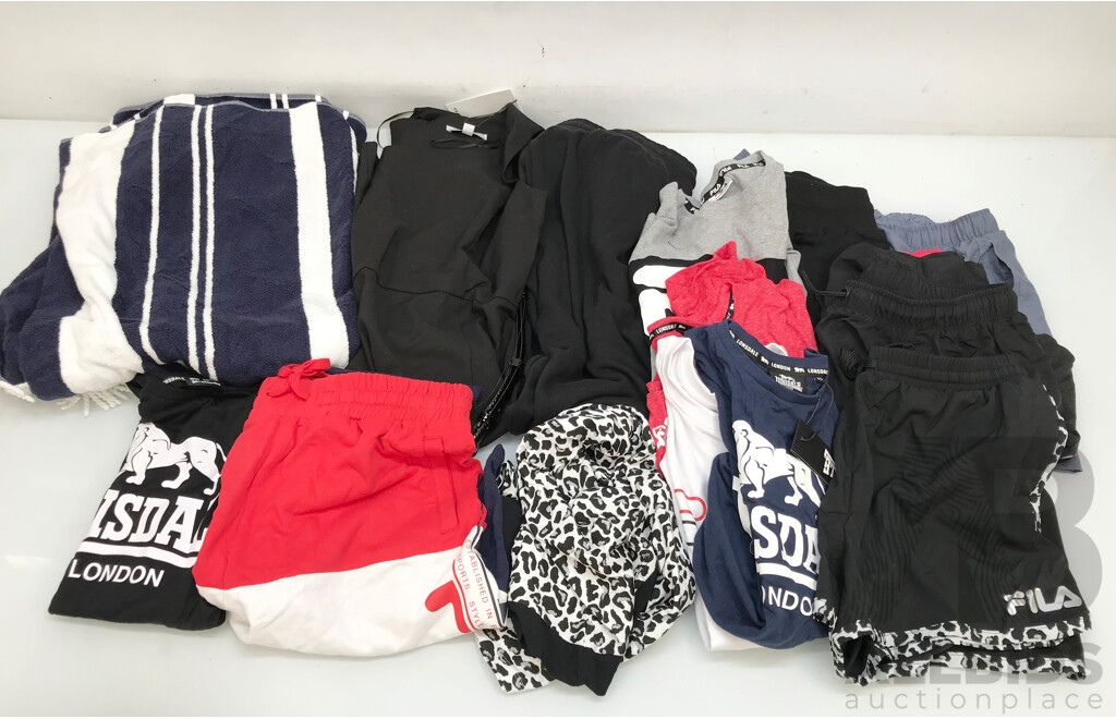 Assorted Men's and Women's Clothing From Tommy Hilfiger, Zara, Puma, and More