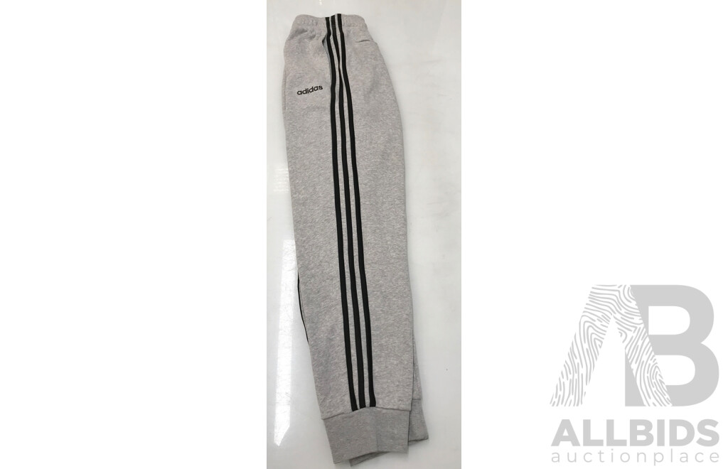 Adidas Grey Trackpants (Size: Large)