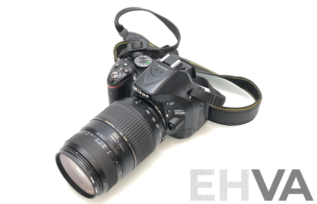 Nikon D5200 24.1 Megapixel Digital SLR Camera with Tamron Zoom - Lens