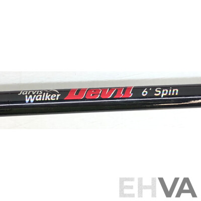 Jarvis Walker 183cm Fishing Rod with Devil 250 Spin Reel - New
