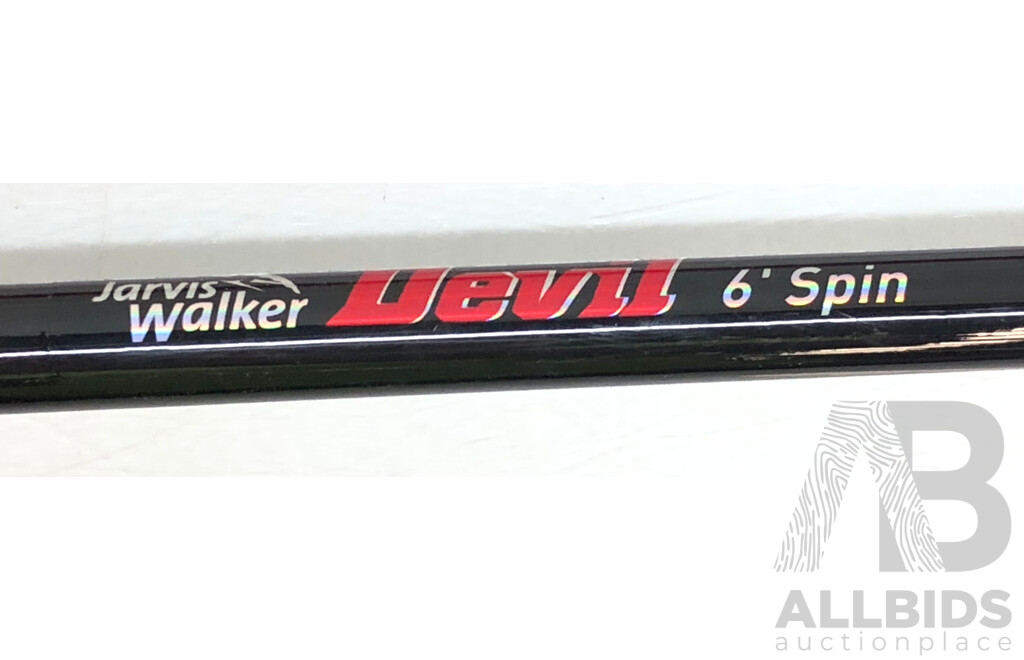 Jarvis Walker 183cm Fishing Rod with Devil 250 Spin Reel - New