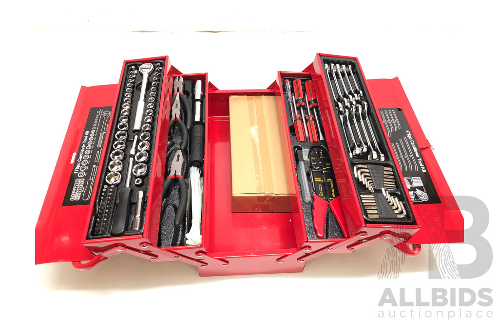 GV Tools 178 Piece Cantilever Metric/AF Tool Set - New