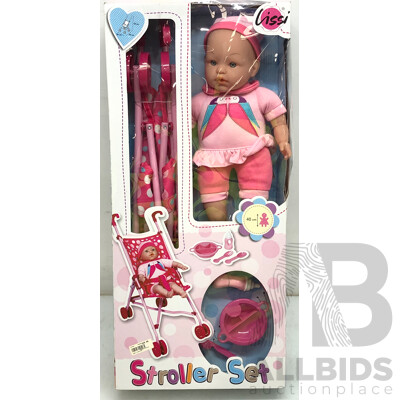 Lissi Doll Stroller Set - Brand New