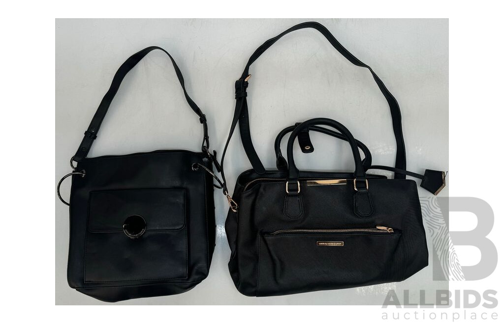 2x Black Colette by Colette Hayman Handbags