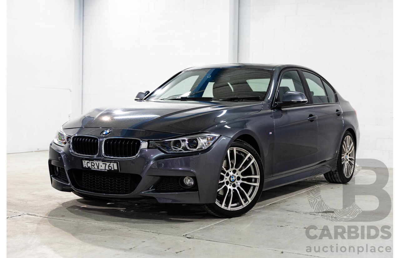 1/2014 BMW 320i M Sport F30 MY14 Upgrade 4d Sedan Mineral Grey Metallic Turbo 2.0L