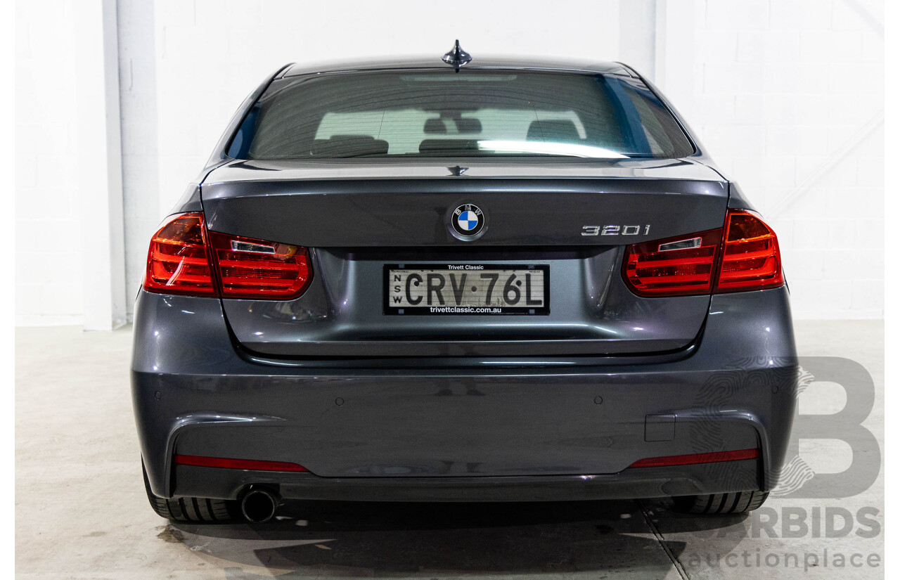 1/2014 BMW 320i M Sport F30 MY14 Upgrade 4d Sedan Mineral Grey Metallic Turbo 2.0L