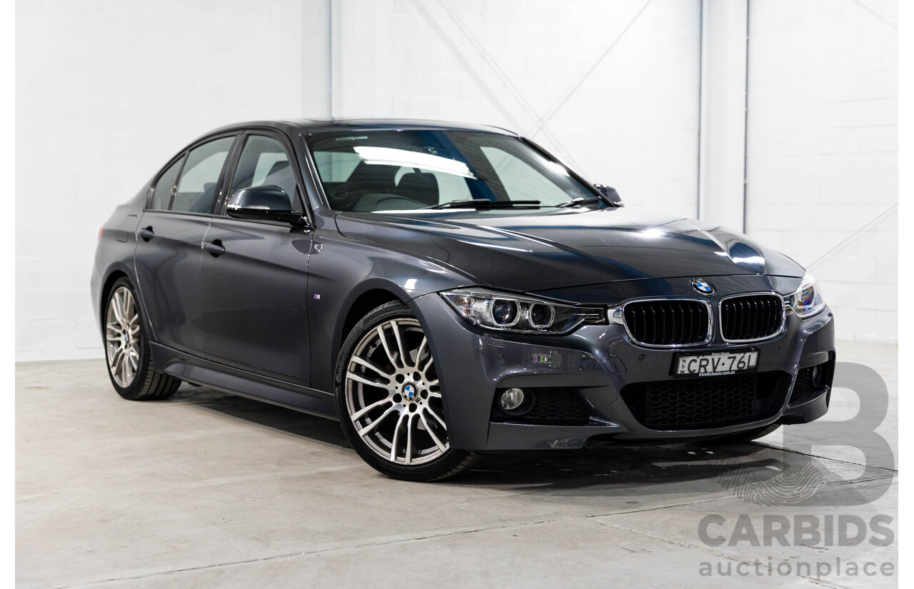 1/2014 BMW 320i M Sport F30 MY14 Upgrade 4d Sedan Mineral Grey Metallic Turbo 2.0L