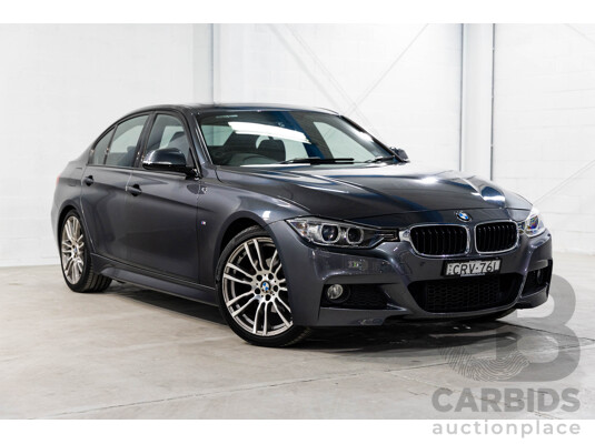 1/2014 BMW 320i M Sport F30 MY14 Upgrade 4d Sedan Mineral Grey Metallic Turbo 2.0L