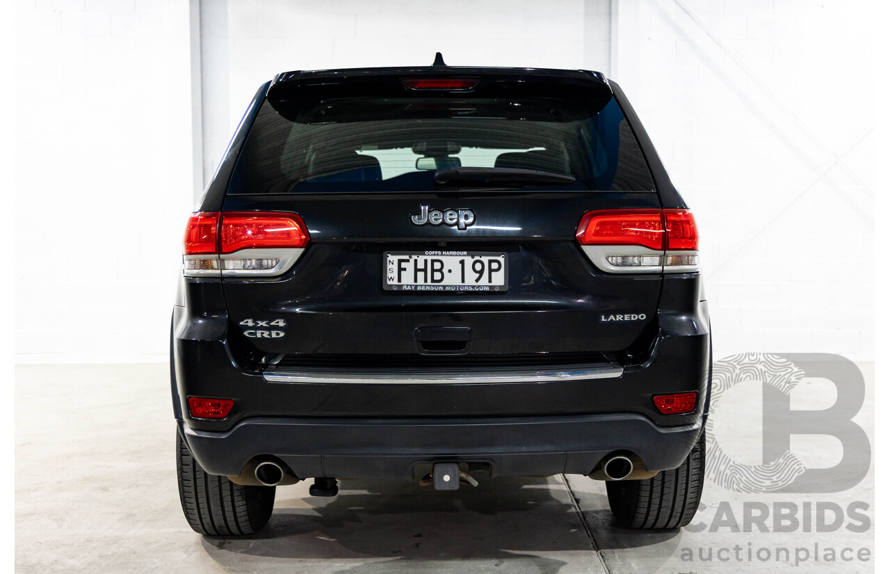 11/2013 Jeep Grand Cherokee Laredo (4x4) WK MY14 4d Wagon Brilliant Black Pearl Turbo Diesel 3.0L