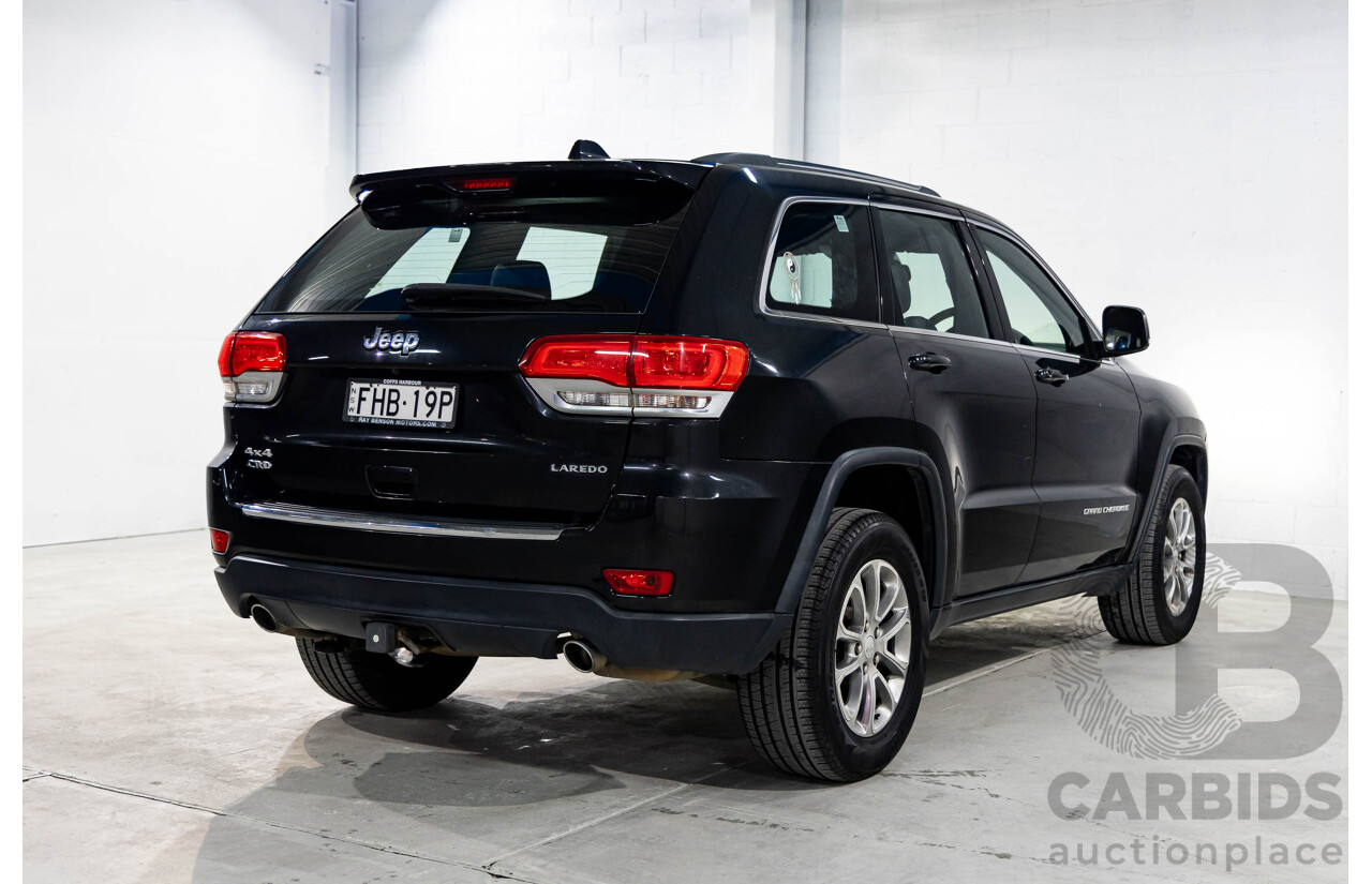 11/2013 Jeep Grand Cherokee Laredo (4x4) WK MY14 4d Wagon Brilliant Black Pearl Turbo Diesel 3.0L