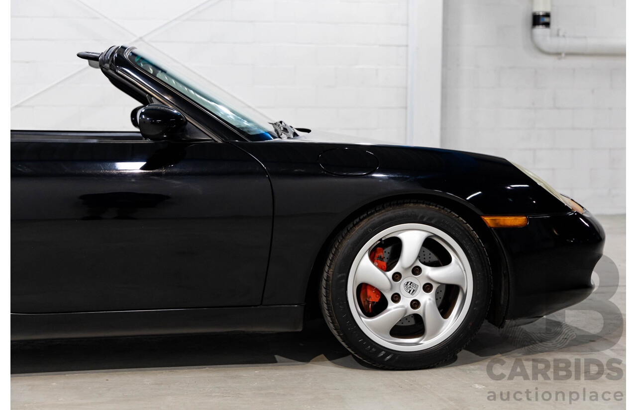 6/2000 Porsche Boxster S 986 2d Roadster Solid Black 3.2L