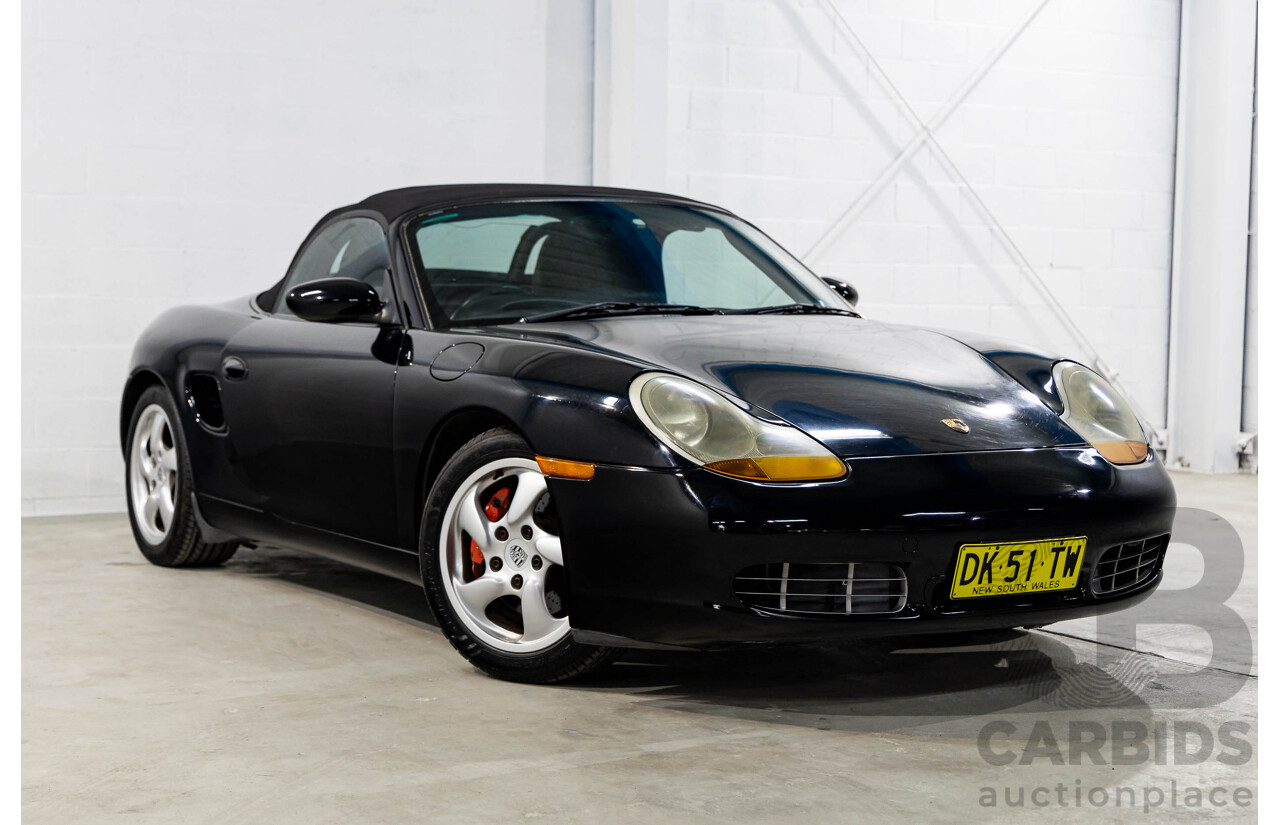 6/2000 Porsche Boxster S 986 2d Roadster Solid Black 3.2L