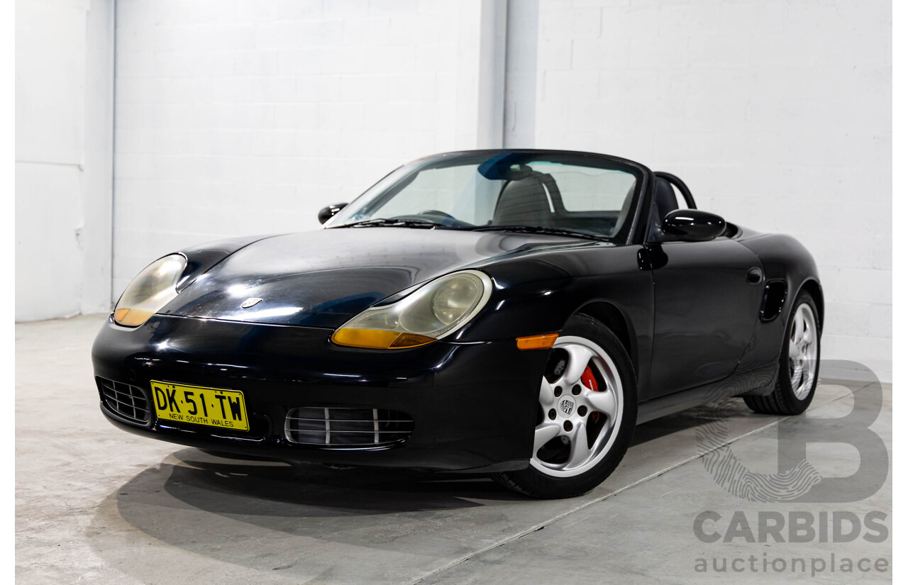 6/2000 Porsche Boxster S 986 2d Roadster Solid Black 3.2L