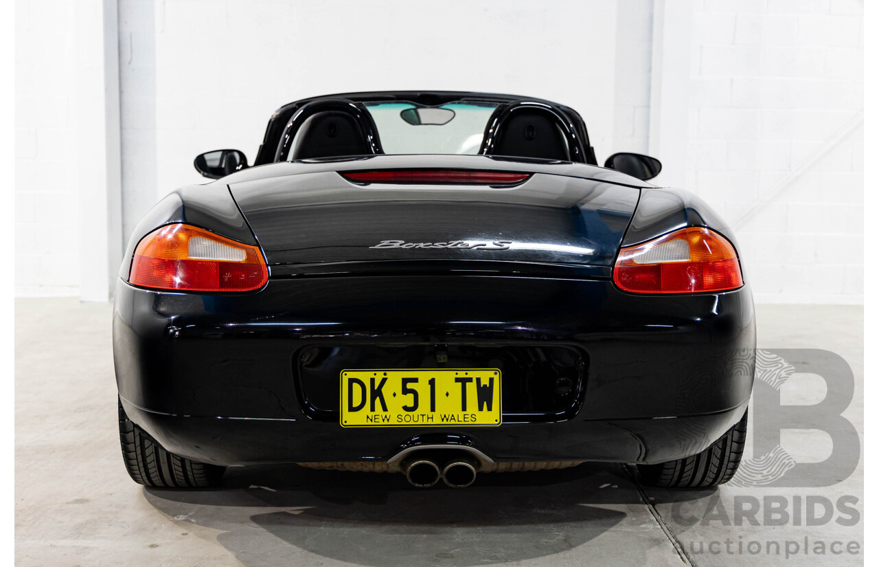 6/2000 Porsche Boxster S 986 2d Roadster Solid Black 3.2L