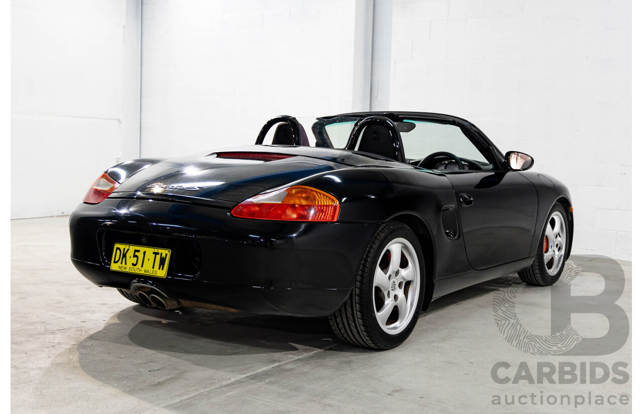 6/2000 Porsche Boxster S 986 2d Roadster Solid Black 3.2L