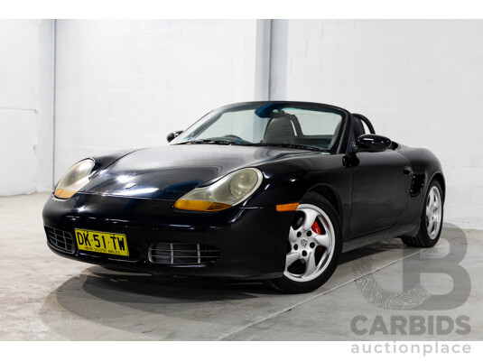 6/2000 Porsche Boxster S 986 2d Roadster Solid Black 3.2L