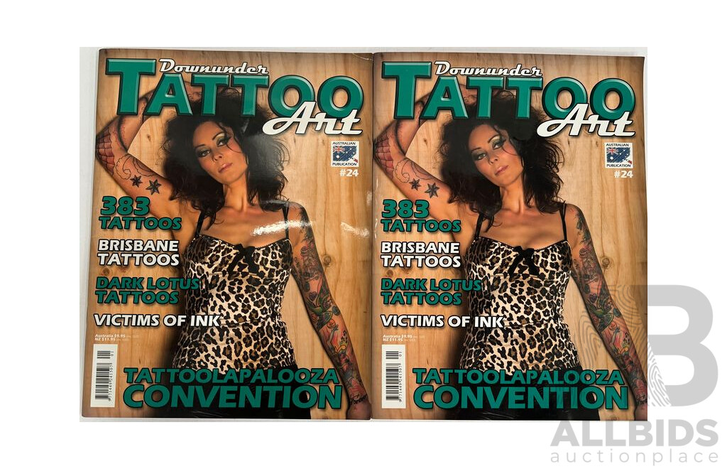 2x Downunder Tattoo Art Magazine