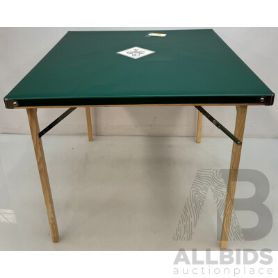 Green Sou Wester Card Table