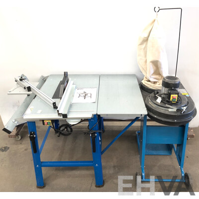 Scheppach 315mm Circular Saw Bench with Scheppach HD12 Dust Extraction Unit