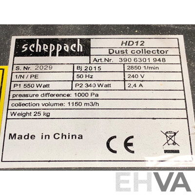 Scheppach 315mm Circular Saw Bench with Scheppach HD12 Dust Extraction Unit