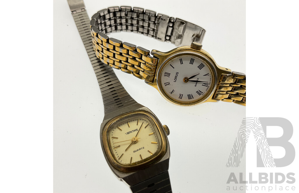 Women's Vintage Wrist Watches Including Titus - Swiss Made, Lorus and Veritus