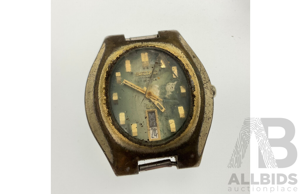 Men's Retro Watches for Restoration or Parts Including Orient, Seiko, Casio and Cetikon