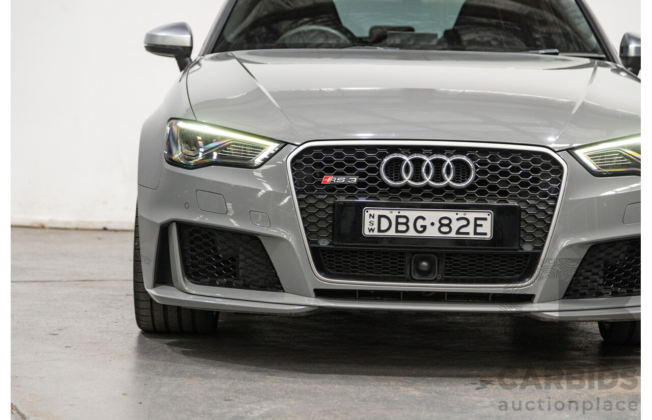 10/2015 Audi RS3 Sportback Quattro 8V 5d Hatchback Nardo Grey 2.5L Turbo