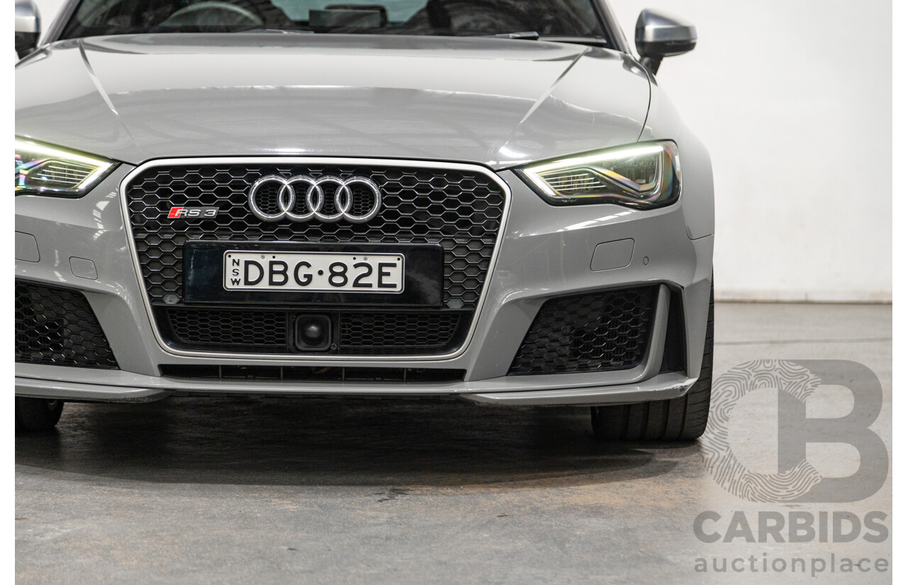 10/2015 Audi RS3 Sportback Quattro 8V 5d Hatchback Nardo Grey 2.5L Turbo