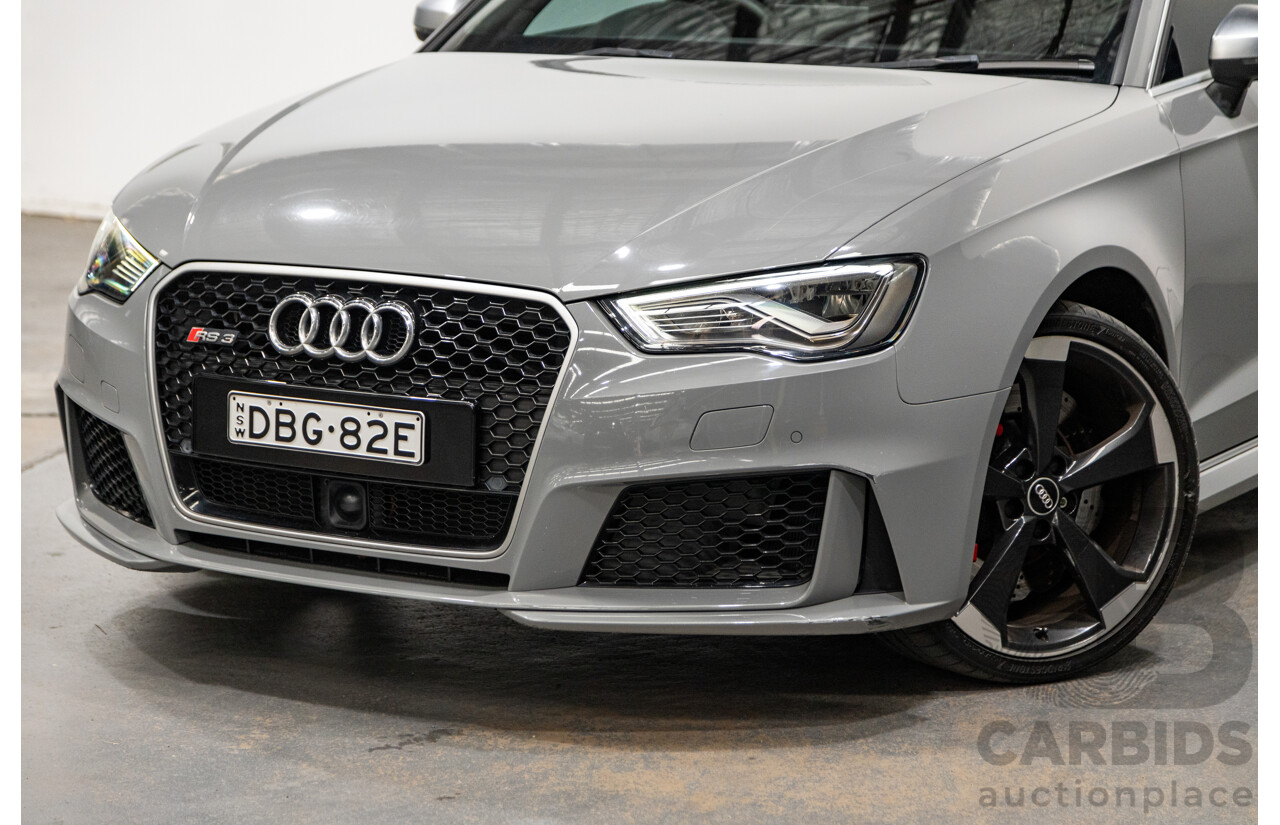 10/2015 Audi RS3 Sportback Quattro 8V 5d Hatchback Nardo Grey 2.5L Turbo