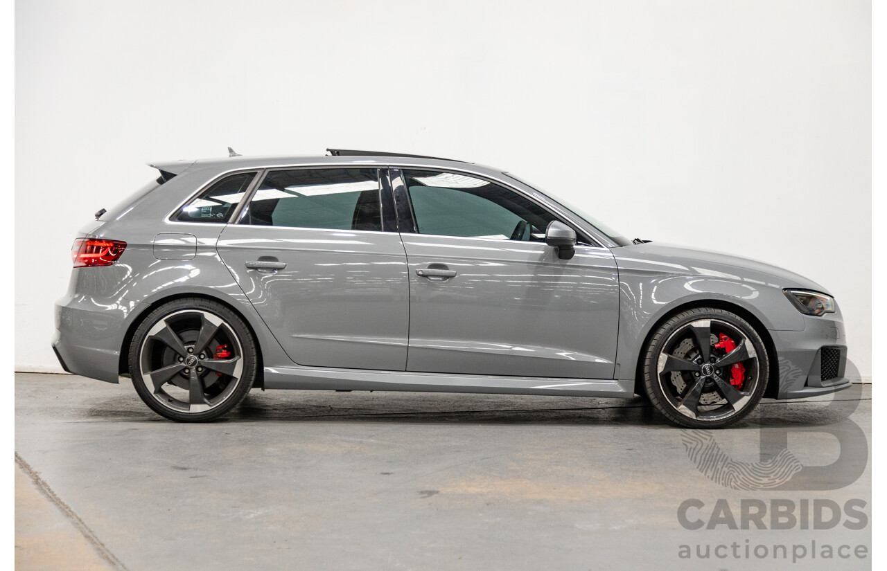 10/2015 Audi RS3 Sportback Quattro 8V 5d Hatchback Nardo Grey 2.5L Turbo