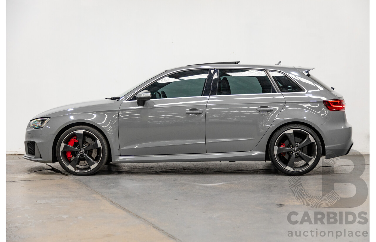 10/2015 Audi RS3 Sportback Quattro 8V 5d Hatchback Nardo Grey 2.5L Turbo