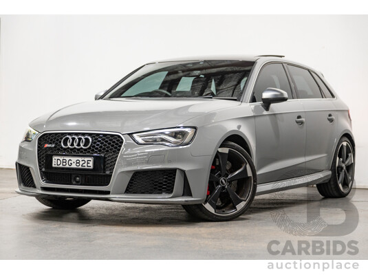 10/2015 Audi RS3 Sportback Quattro 8V 5d Hatchback Nardo Grey 2.5L Turbo