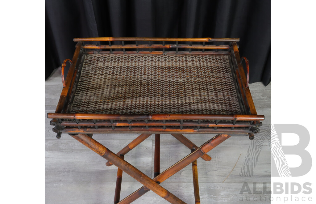 Japanese Folding Butlers Tray