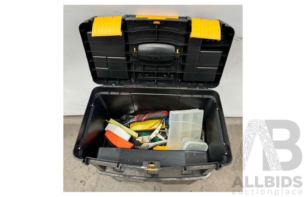 Stackable Tool Box with Tools