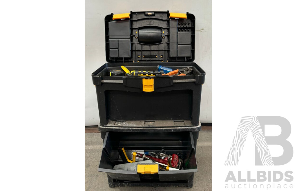 Stackable Tool Box with Tools