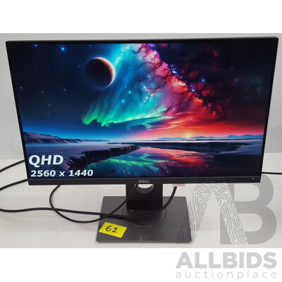 Dell (P2418D) 23.8-Inch QHD (1440p) Widescreen LED-Backlit LCD Monitor