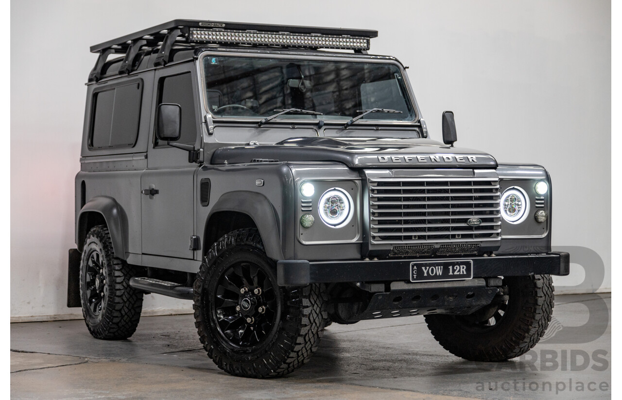 3/2014 Land Rover Defender 90 (4x4) MY14 2d Wagon Corris Grey Metallic Turbo Diesel 2.2L