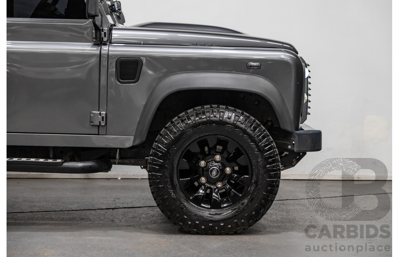 3/2014 Land Rover Defender 90 (4x4) MY14 2d Wagon Corris Grey Metallic Turbo Diesel 2.2L