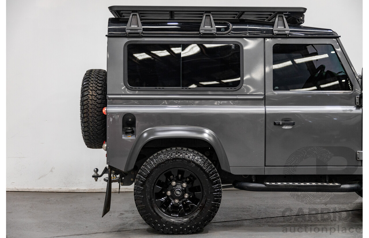 3/2014 Land Rover Defender 90 (4x4) MY14 2d Wagon Corris Grey Metallic Turbo Diesel 2.2L