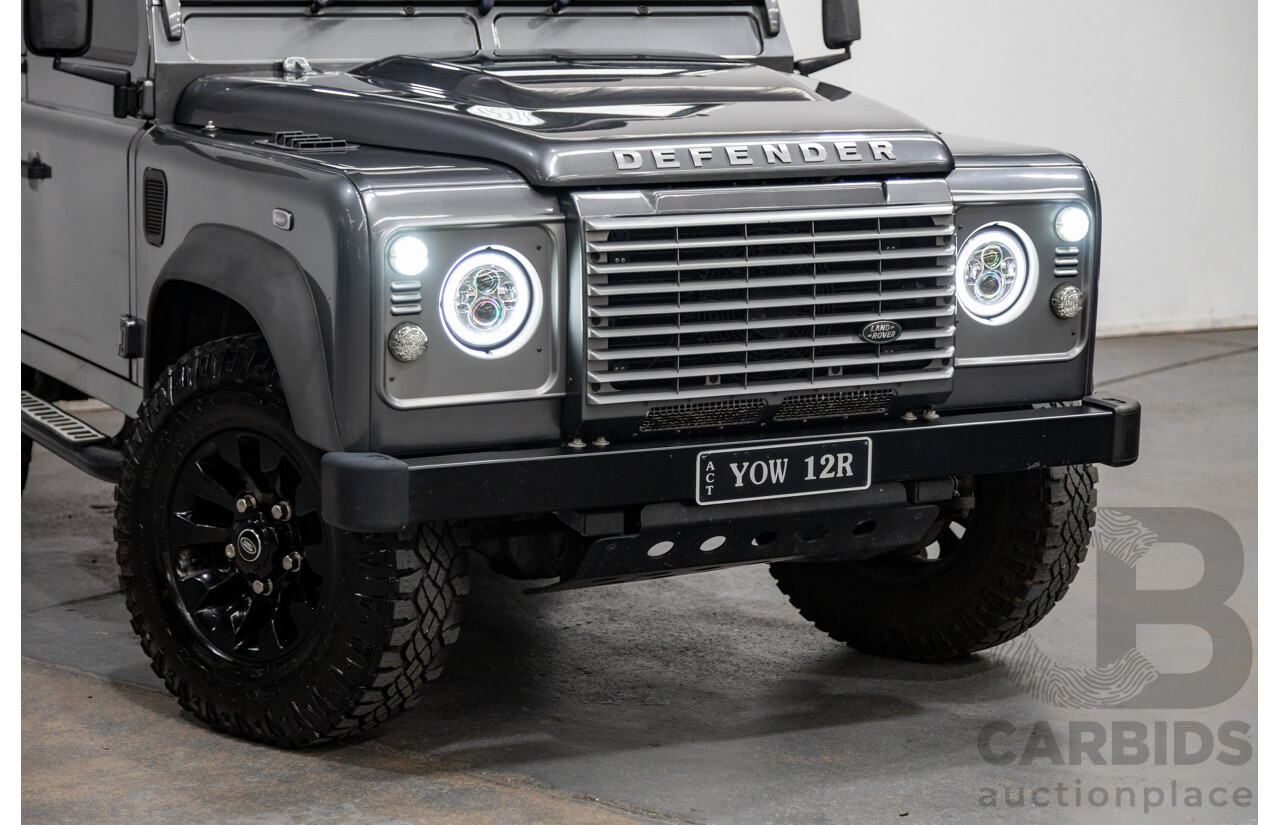 3/2014 Land Rover Defender 90 (4x4) MY14 2d Wagon Corris Grey Metallic Turbo Diesel 2.2L