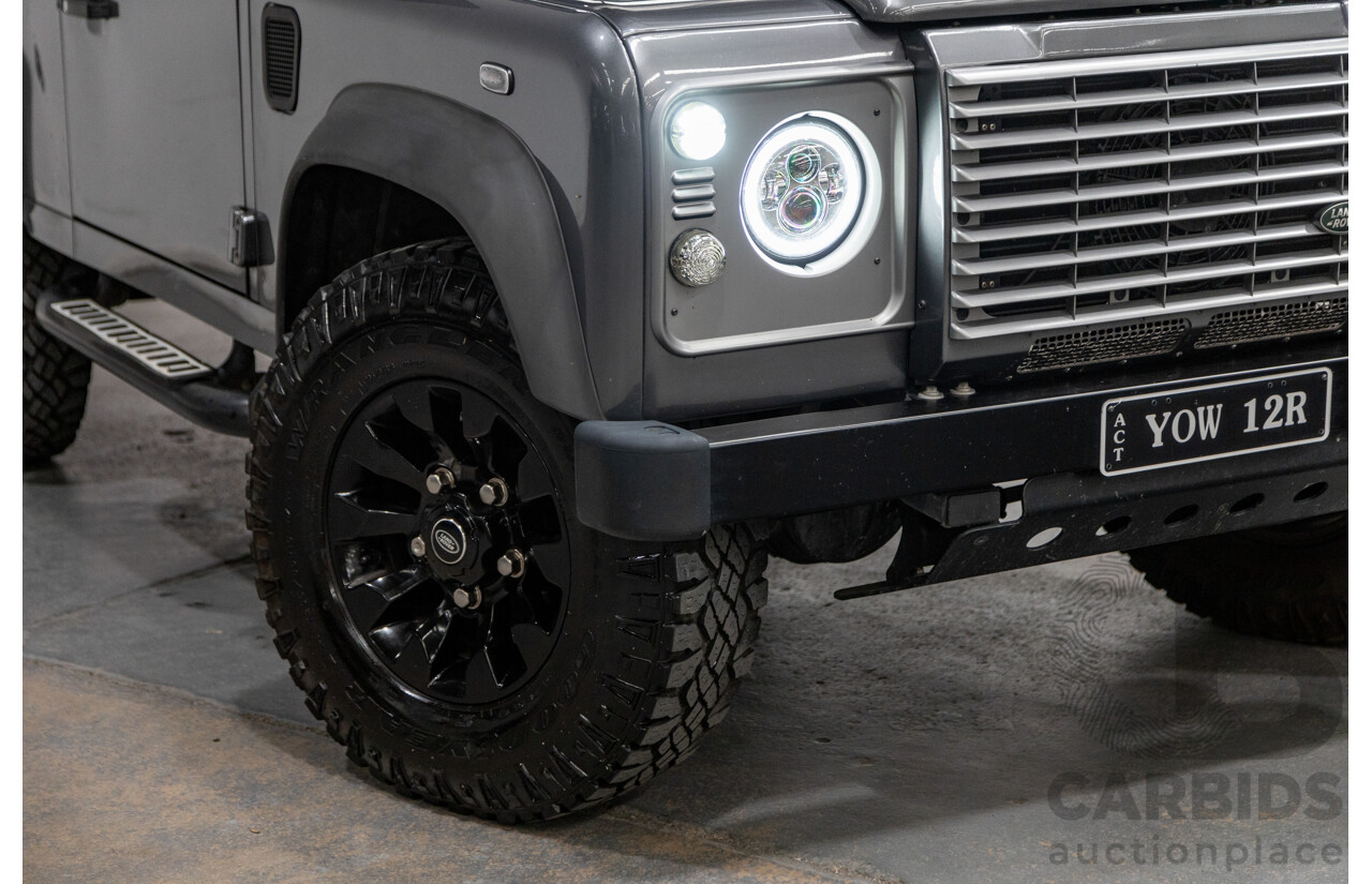 3/2014 Land Rover Defender 90 (4x4) MY14 2d Wagon Corris Grey Metallic Turbo Diesel 2.2L