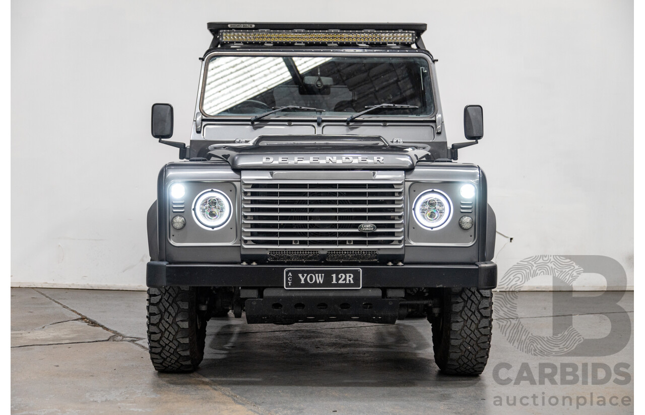 3/2014 Land Rover Defender 90 (4x4) MY14 2d Wagon Corris Grey Metallic Turbo Diesel 2.2L