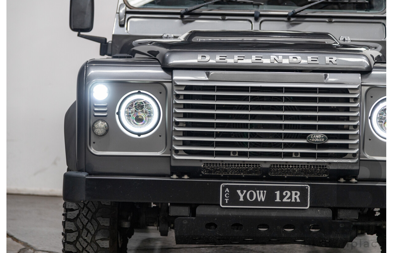 3/2014 Land Rover Defender 90 (4x4) MY14 2d Wagon Corris Grey Metallic Turbo Diesel 2.2L