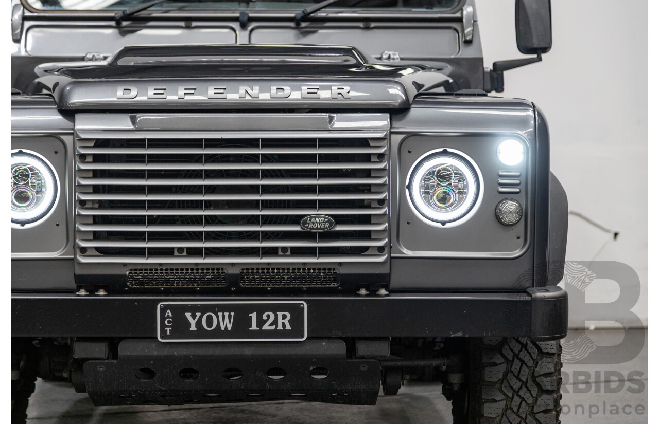 3/2014 Land Rover Defender 90 (4x4) MY14 2d Wagon Corris Grey Metallic Turbo Diesel 2.2L