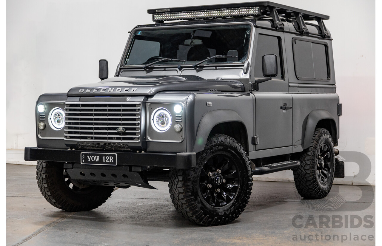 3/2014 Land Rover Defender 90 (4x4) MY14 2d Wagon Corris Grey Metallic Turbo Diesel 2.2L